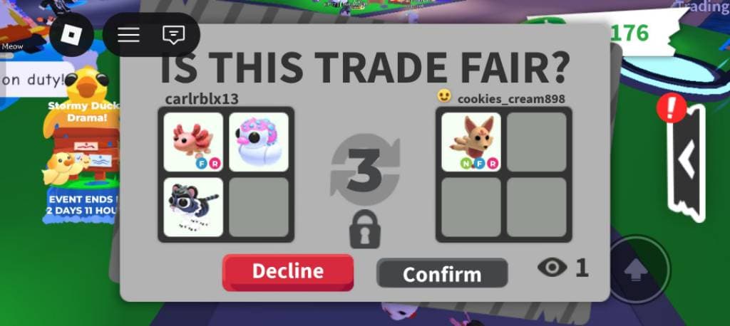 First trade lol W or L